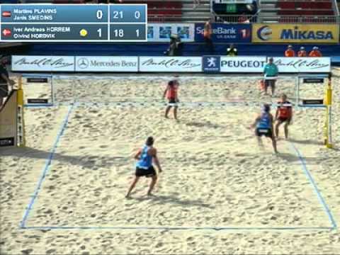 Plavins-Smedins, J. LAT vs. Horrem-Hordvik NOR Main Draw Grand Slam Stavanger WORLD TOUR 2011