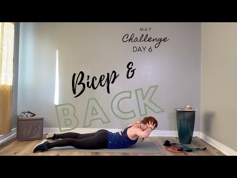 BACK & BICEP | At Home Workout w/ Minimal Equipment