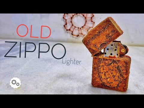 Rusty Zippo Lighter Restoration | 15 MIN RESTORATION