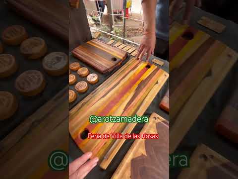 ARTESANOS INCREIBLES en la Feria de Villa de las Rosas,Córdoba. Estas TABLAS DE MADERA son divinas!