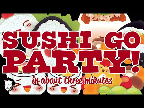 Sushi go party in about 3 minutes