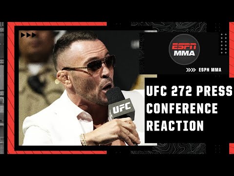 Reaction to Colby Covington, Jorge Masvidal & the UFC 272 press conference | ESPN MMA