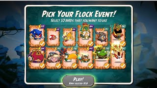 Pick 10 birds irritating and scattered CVC CLAN BATTLE early take | angry birds 2 ab2