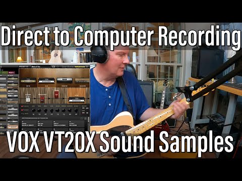 Recording a Vox VT20X Guitar Amp Direct to Computer