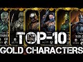 MK Mobile Top 10 Best Boss Killer Gold Characters Mortal Kombat