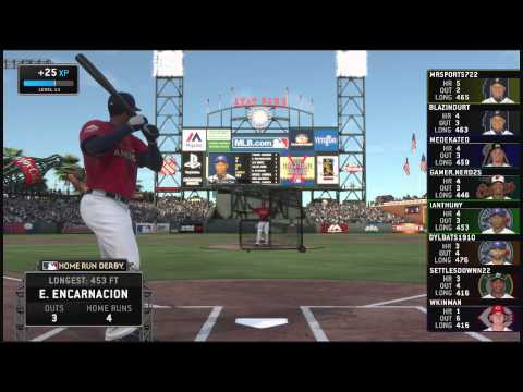 PS4 MLB 14 Online Home Run Derby #3