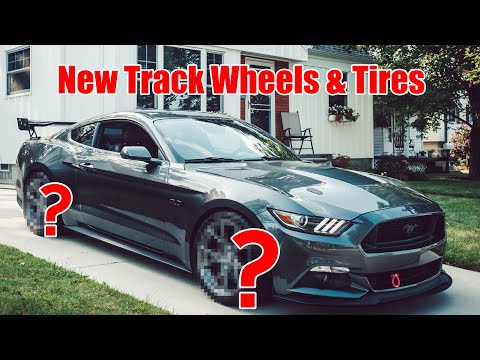 Super wide wheels and tires for track 2015 Mustang GT