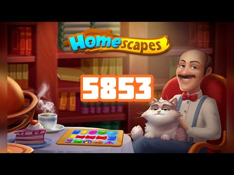 HOMESCAPES Level 5853 Game Play No Boosters