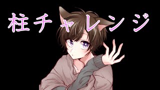 【3分耐久】変な声だけど柱チャレンジやってみたwww