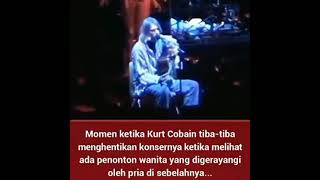 Download lagu Momen ketika kurt cobain  tiba tiba menghentikan konser nya,karena ini #shorts mp3