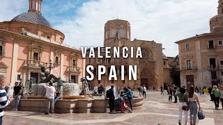 4K Valencia Spain 🇪🇸 - Walking Tour January 2023
