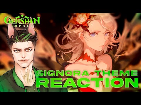 SINGER Reacts to 'La Signora' Battle Theme (Saltatio Favillae) - Genshin Impact OST