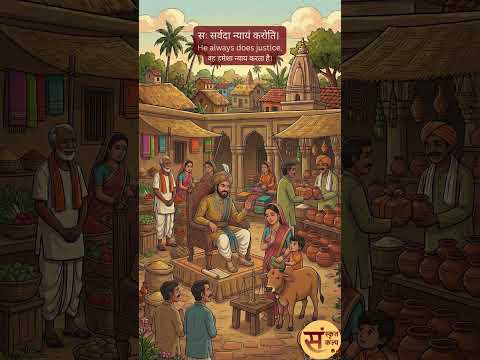 आदर्शः नृपः | (The Ideal King) | आदर्श राजा | Sanskrit Story - 128 | Sanskrit Kalp