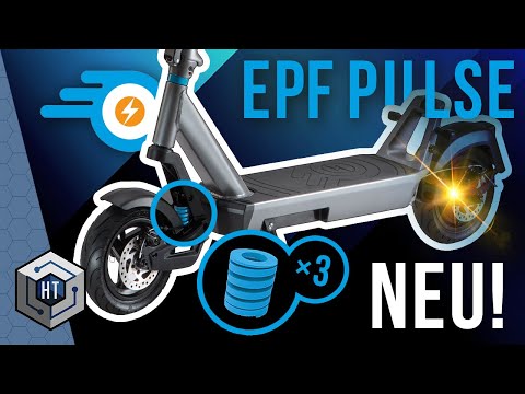 ePowerFun ePF PULSE eScooter Test – Bester 2024 mit Federung & Power?