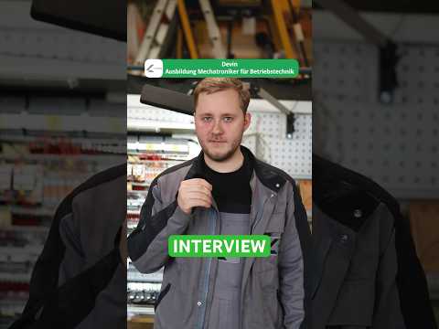 Interview mit Devin #Ausbildung Mechatroniker Betriebstechnik bei TECHNE KIROW GmbH  #sachsen 🛠️