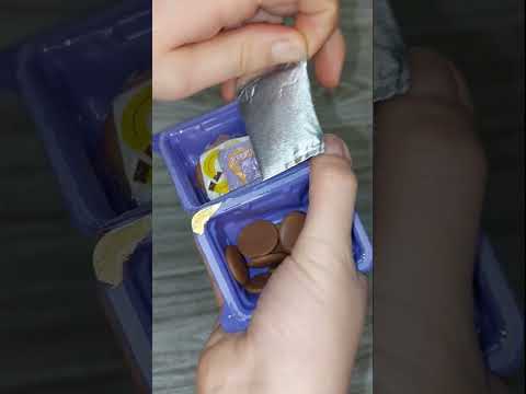 Milka secret box #asmr #short #shots #candy #chocolate #satisfying #chocolate #box