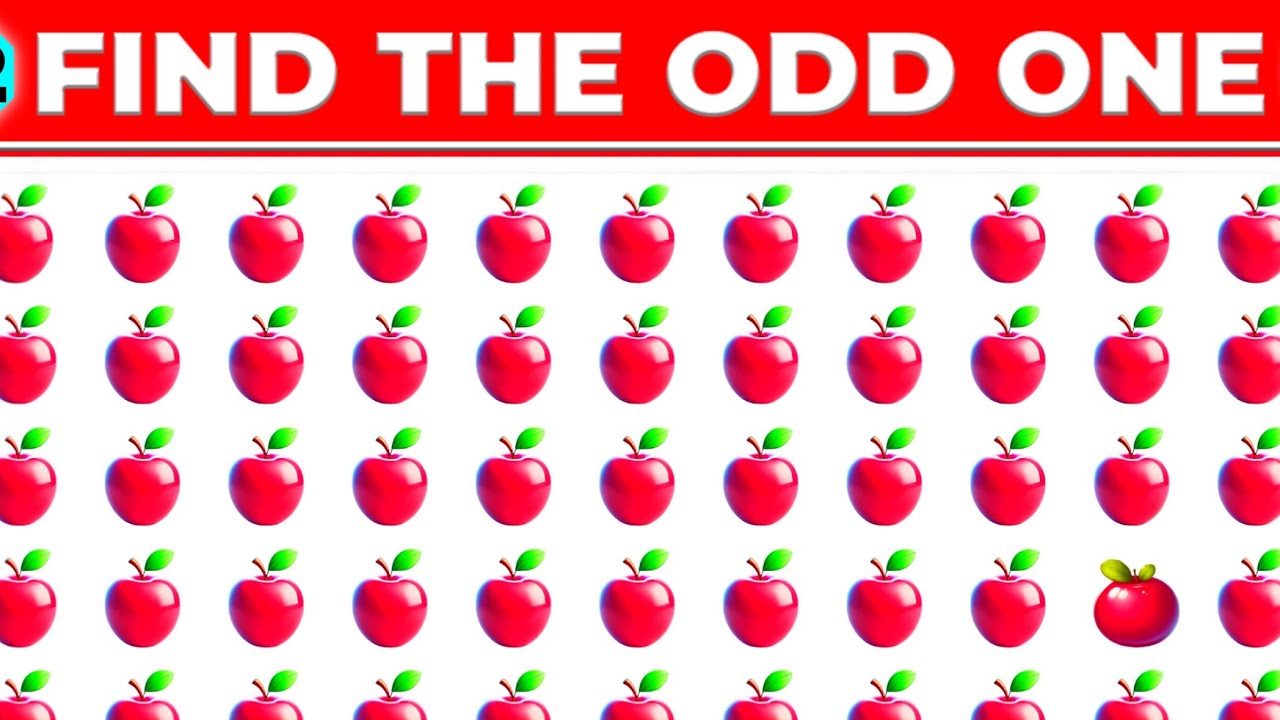 Find The ODD One Out l Emoji Quiz l Easy, medium, Hard, Impossible Level