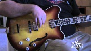 Video thumbnail for Hofner Verythin Contemporary Bass Demo by bassemporium