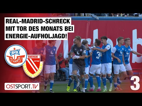 Thill aus 50 Metern! Real Madrid grüßt Lausitz: Hansa Rostock - Cottbus 2:3 | Regionalliga Nordost