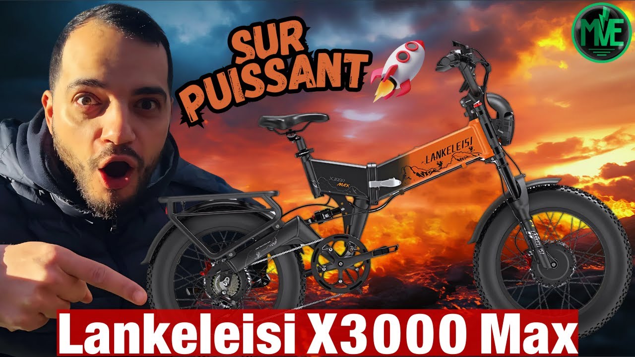 LANKELEISI X3000 MAX : Le plus puissant des Fatbike électrique avec ses 2000 watts ?