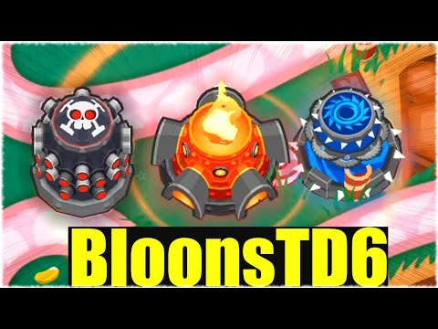 WELCHER REISSNAGELWERFER IST AM STÄRKSTEN? - Bloons Td6 [Deutsch/German]