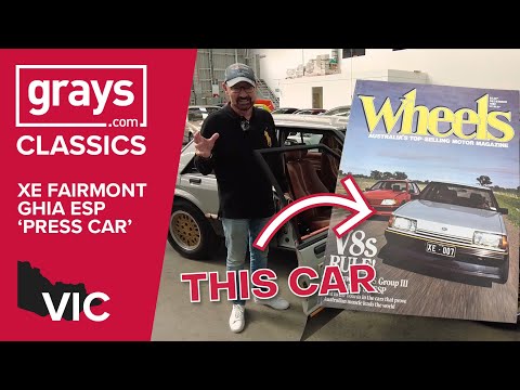 This XE Fairmont Ghia ESP "Press Car" has been driven by Dick Johnson and John Bowe - VIC