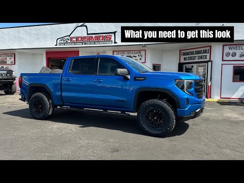 2024 GMC Sierra 1500 - 3.5" Rough Country Lift Kit and 35" Tires