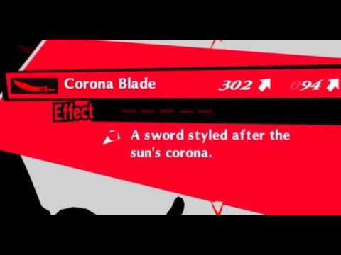 Unused ... Corona Blade? - Persona 5/Royal