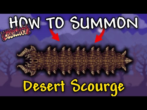 How to Summon Desert Scourge in Terraria Calamity Mod