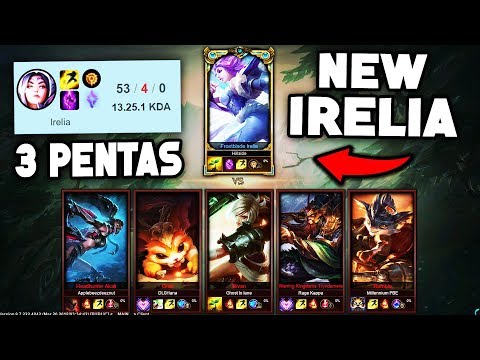 CHALLENGER 1v5 AGAINST 5 BRONZE WITH NEW IRELIA (50 KILLS + 3 PENTAS)