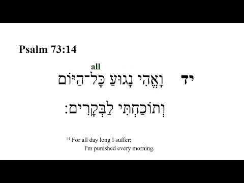 Psalm 73 -- Hebrew Bible Speaker with English Captions