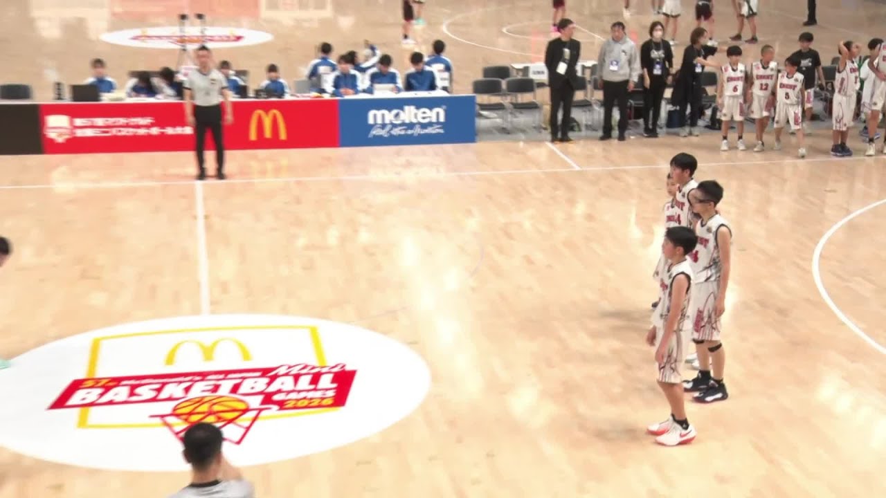 CREST vs. 豊野ミニバスケットボールスポーツ少年団 - Game Highlights