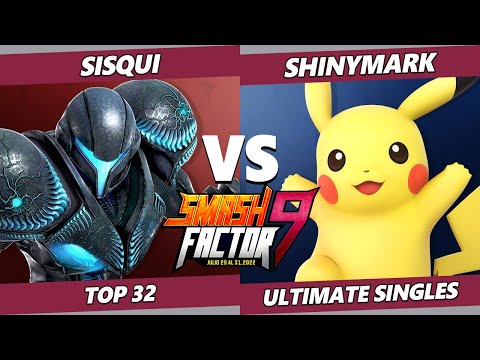 Smash Factor 9 - sisqui (Dark Samus) Vs. ShinyMark (Pikachu) SSBU Ultimate Tournament