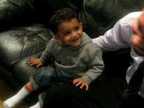 Kareem Jamal Azmat (20 Months) - Baby knows the President