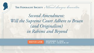 Click to play: Second Amendment: Will the Supreme Court Adhere to Bruen (and Originalism) in Rahimi and Beyond?
