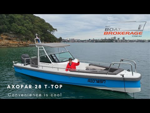 2015 Axopar 28 T-top - Convenience is cool