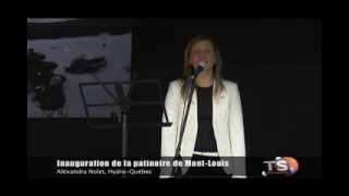 preview picture of video 'Télé-Soleil reportage - Inauguration patinoire Mont-Louis 2014'