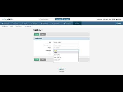 How to add new customer filters in Domus