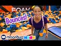Sky Zone Meekah Learns Flips Meekah Blippi S Buddy Explore And Learn Kids TV