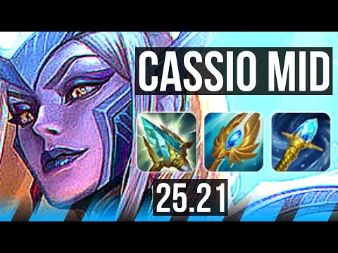 CASSIOPEIA vs SYNDRA (MID) | Dominating | EUW Master | 25.21