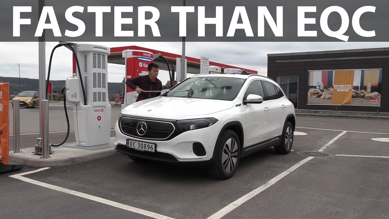 Mercedes-Benz EQA 10-80% SOC Charging Speed & Time Test!