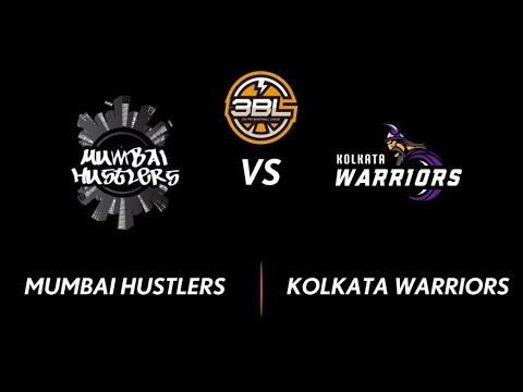 3BL Season 1 Round 5(Bangalore) - Full Game - Day 1 - Mumbai Hutslers vs Kolkata Warriors