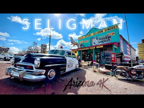 SELIGMAN 🏁 ROUTE 66 | Arizona 4K