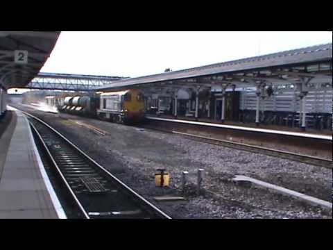 20302 and 20312 3s14 deepcar - york works pass selby 3rd november 2012