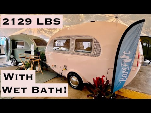 Barefoot Caravan by Nucamp Walk-Through | Fiberglass Small Camper Travel Trailer