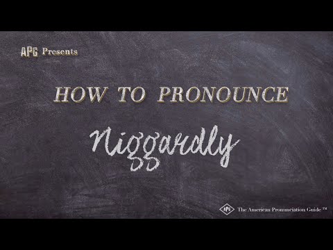 How to Pronounce Niggardly (Real Life Examples!)