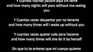 Kumbia Kings-Insomnio Letra/Lyrics English and Spanish