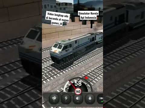 Simulator Kereta Api Indonesia belajar menjadi masinis