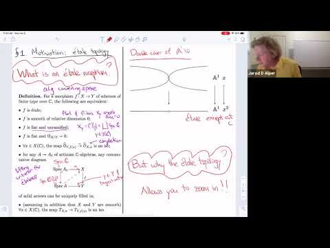 Introduction to stacks and moduli (Jarod Alper) - Lecture 2