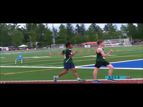 BC High School Track & Field Championships Jr. Boys 1500m Racewalk 2017 (BC Record)
